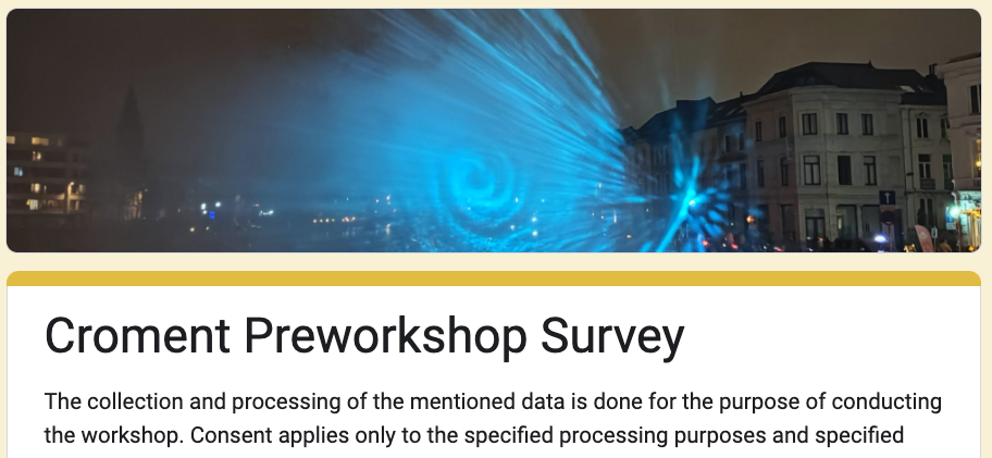 Preparatory Survey